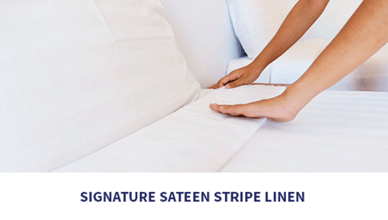 Signature Sateen Stripe Linen